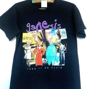 Genesis Turn It On Again Tour Rock Band Fan Unisex T-Shirt